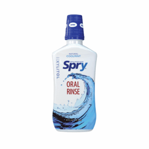 Spry Cool Mint Natural Oral Rinse (Sugar Free)