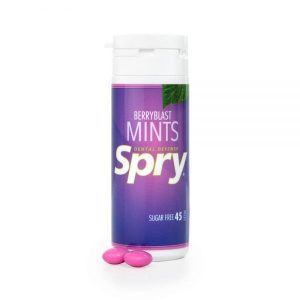 Spry Berry Blast Xylitol Mints (Sugar Free) 45ct Tube