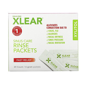 Xlear Sinus Rinse Packets - Shop Sinus & Allergy at H-E-B