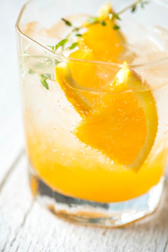 Sugar Free Lemon Thyme Iced Tea