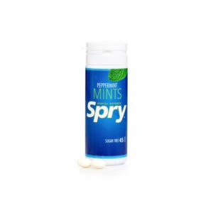 Spry Peppermint Xylitol Mints (Sugar-Free) 45ct Tube